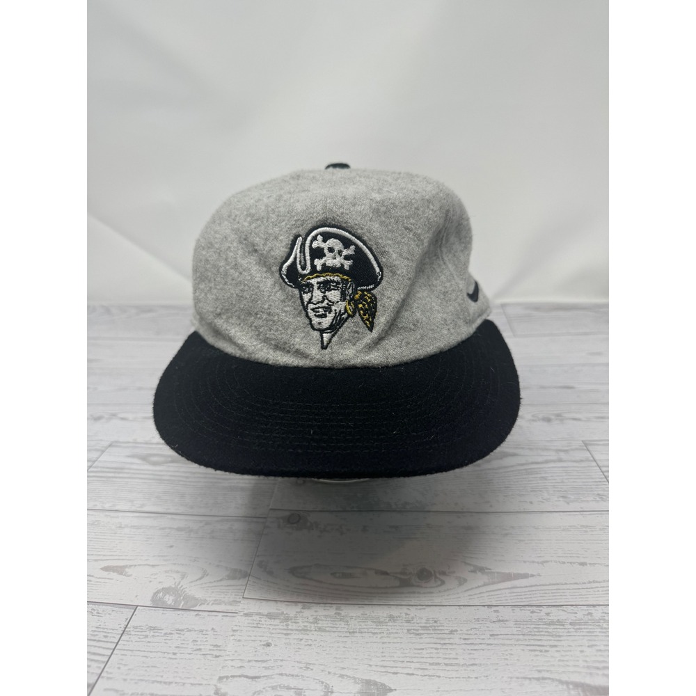 Cooperstown Collection Nike‎ Baseball Cap Hat Pirate Logo Gray Black